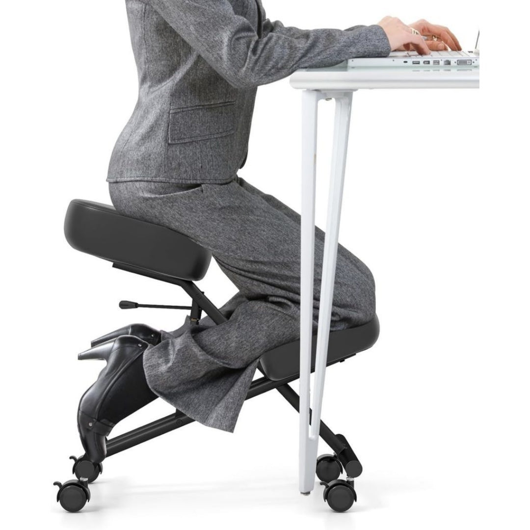 Chaise de Bureau Ergonomique - Cuir