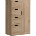 Commode: La structure aux lignes ultra epurees cree un look simple mais elegant