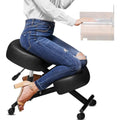 Chaise de Bureau Ergonomique en Fer, Finition Noir