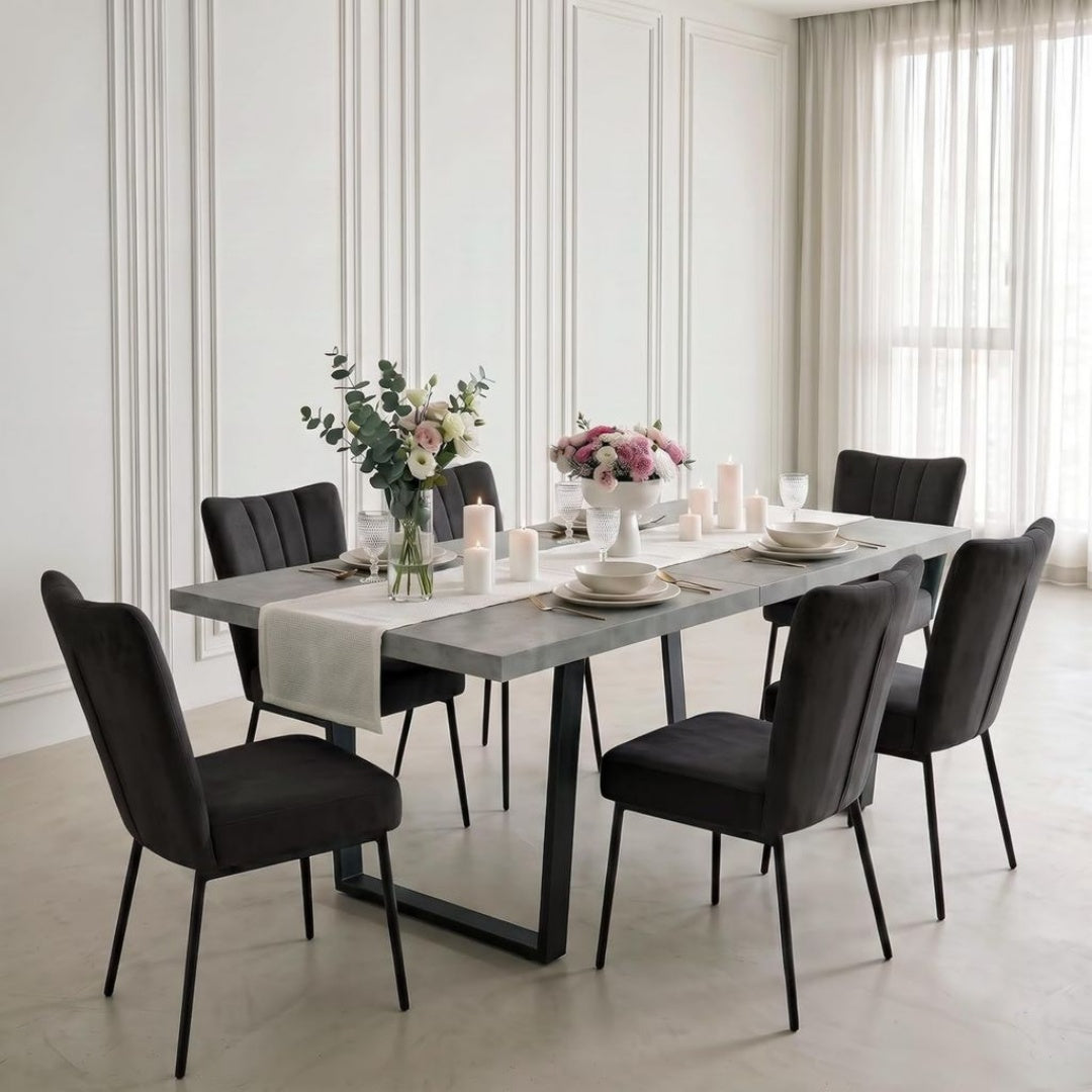 Chaise Noir en MDF