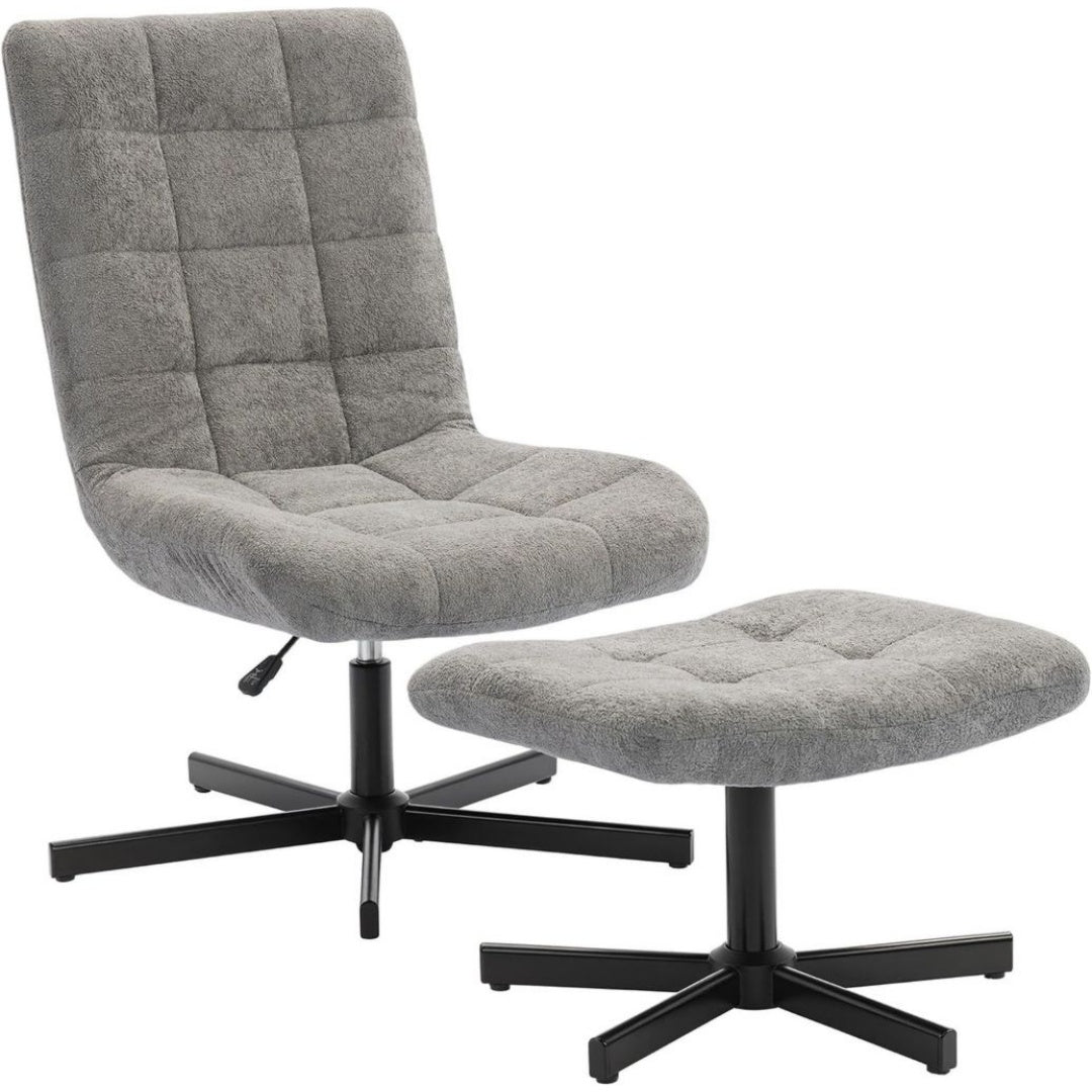 Fauteuil de Relaxation Inclinable en Velours, Finition Marron Cafe