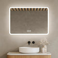 Table en Verre, Finition Blanc